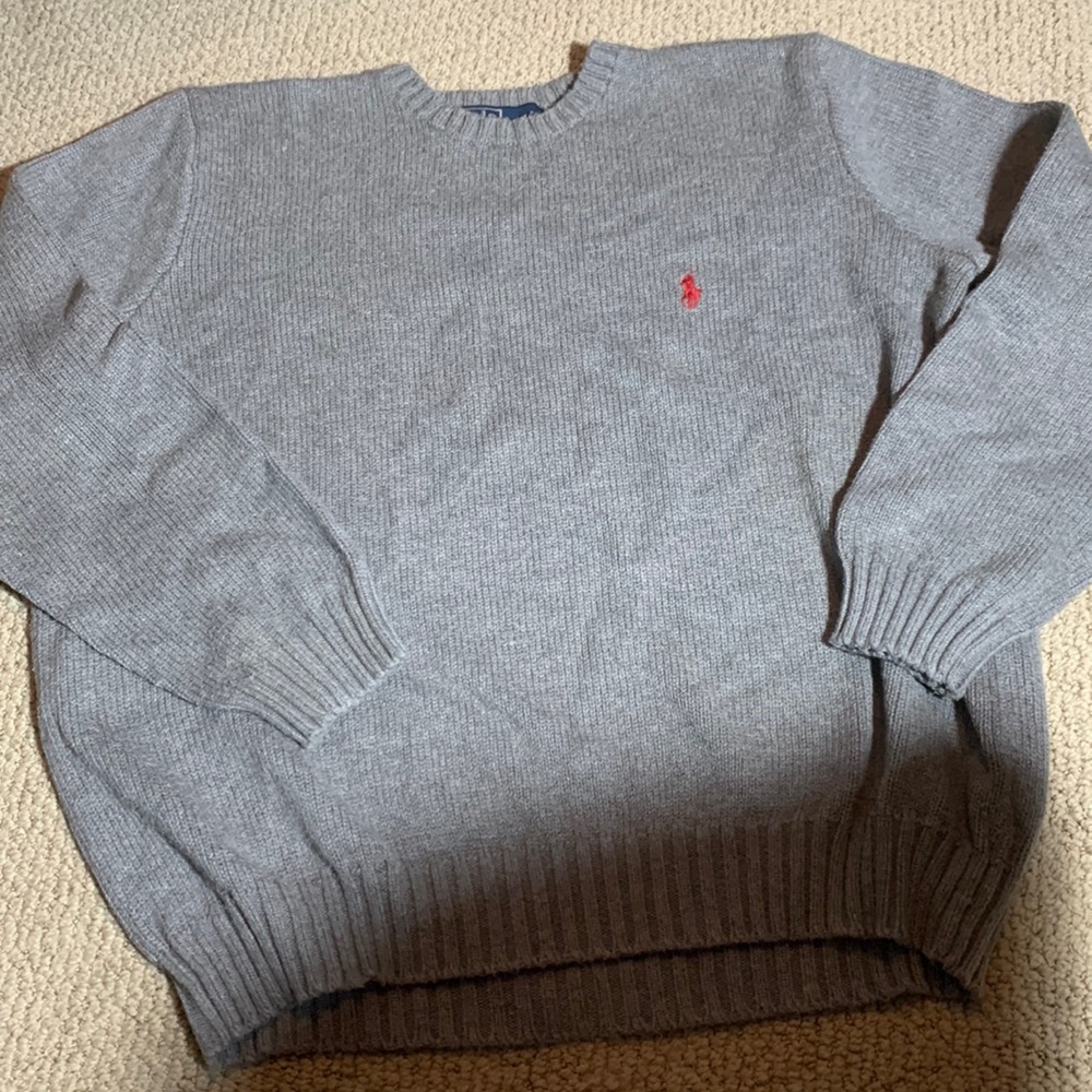 Polo by Ralph Lauren Gray Sweater